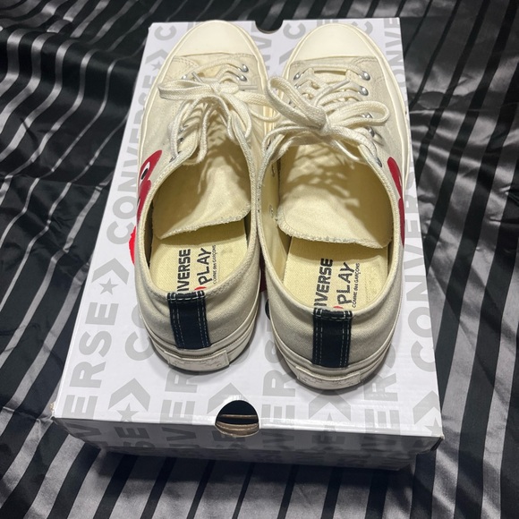 Converse White Heart by Comme de garçon worn but in good condition - Picture 2 of 5